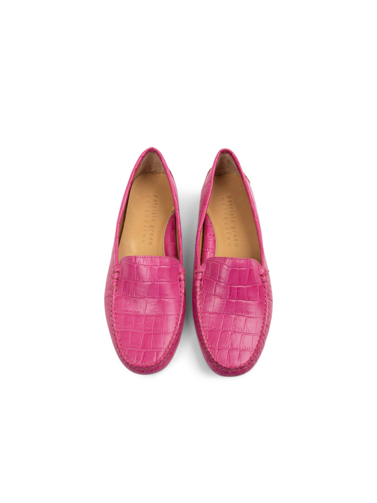 hot pink dress with green shoes Hot Pink Dress