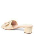 St. Tropez Bow Block Heel Sandal