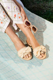St. Tropez Bow Block Heel Sandal