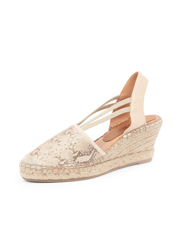 Seville Closed Toe Slingback with Elastic Strap