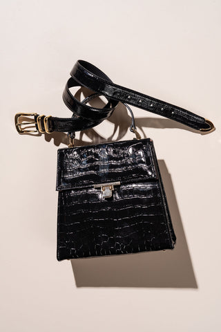 Valencia Croc Belt Alternate View