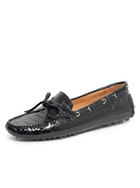 Black Patent Croc
