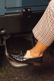 Coco Belgian Loafer in Croc