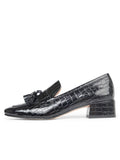 Beckham Block Heel Tassel Loafer