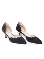 Olivia Scalloped d'Orsay Kitten Heel
