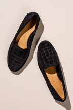Jillian Driving Moccasin in Suede Croc