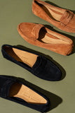 Janet Scalloped Penny Loafer Driving Shoe