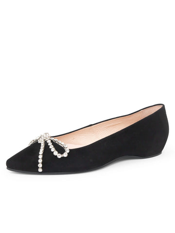 Bella Crystal Bow Flat