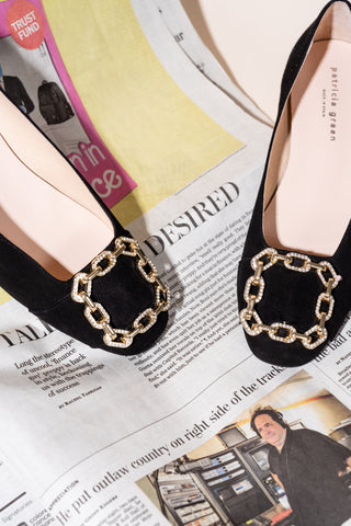 Celine Chain Link Embellished Flat Alternate View