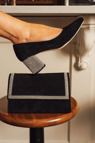 Milan Crystal Clutch Alternate View