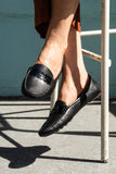 Janet Scalloped Penny Loafer Driving Shoe