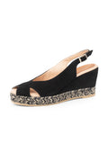 Palma Peep-Toe Criss-Cross Slingback Espadrille