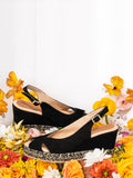 Palma Peep-Toe Criss-Cross Slingback Espadrille