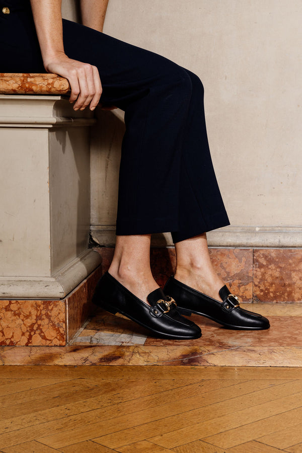 Patricia Green Women's Harlow Horsebit Loafer in Black Patricia Green Women's Harlow Horsebit Loafer in Black