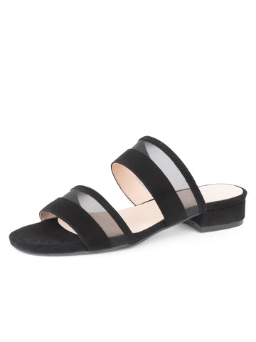 Belle Double Strap Sandal with Mesh