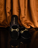 Milano Embroidered Velvet Slipper