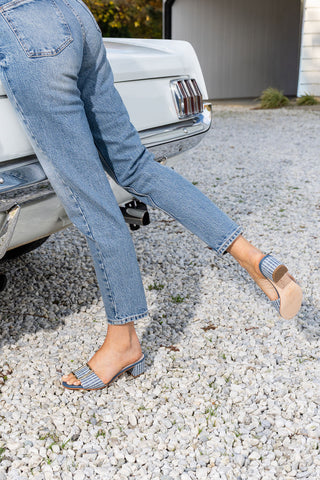 Riviera Bamboo Block Heel Sandal Alternate View