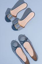 Riviera Bamboo Block Heel Sandal
