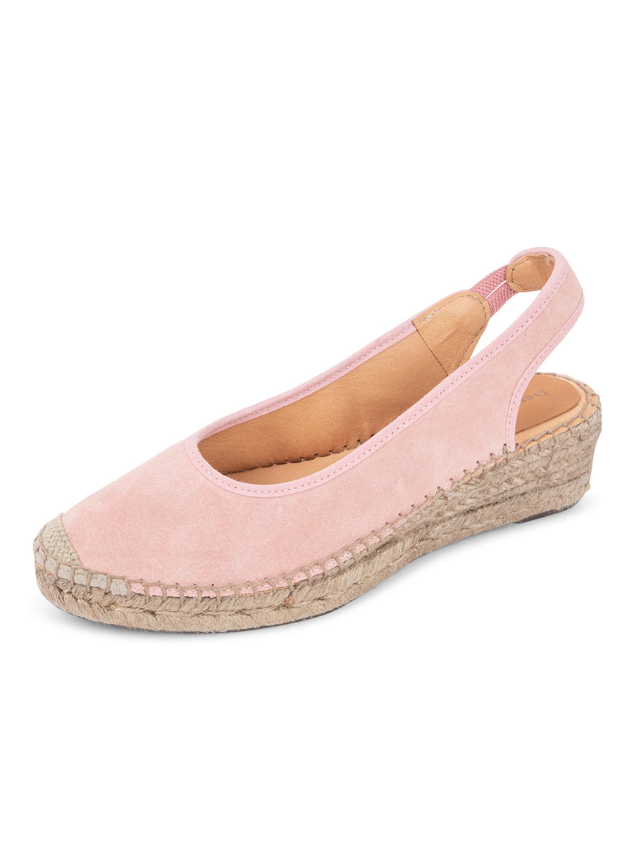 Patricia Green Women's Valencia Closed Toe Slingback Espadrille in Blush  Pink