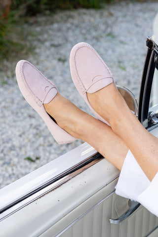 Janet Scalloped Penny Loafer Driving Shoe Alternate View