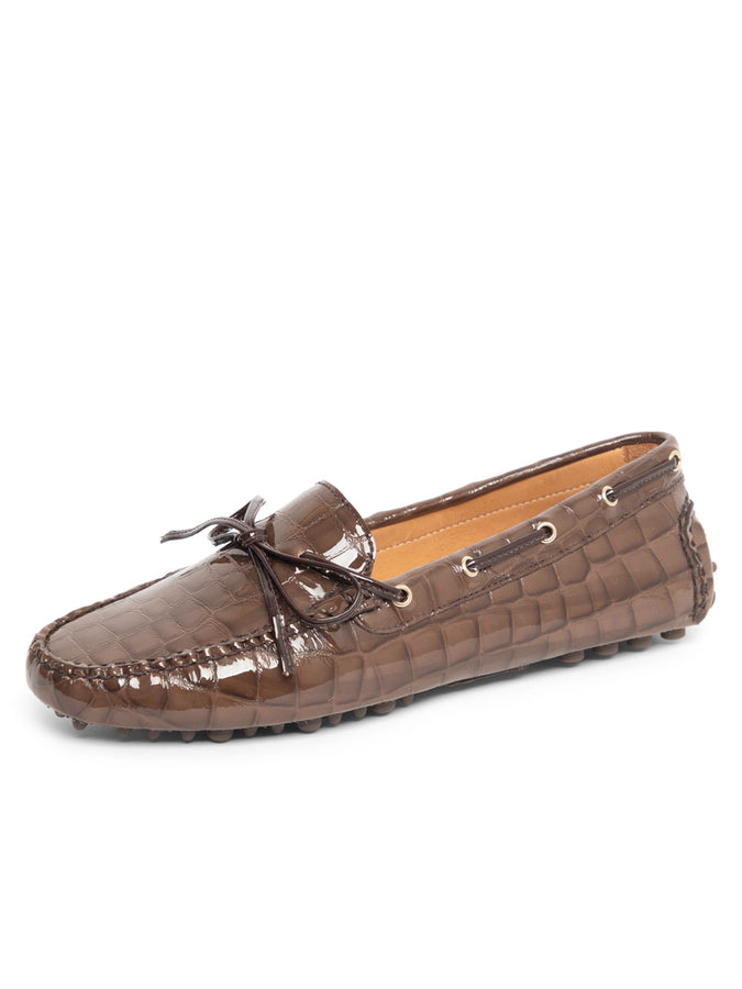 Henley Boat Shoe Driver in Croc