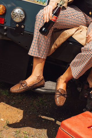 Henley Boat Shoe Driver in Croc Alternate View