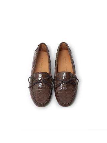 Henley Boat Shoe Driver in Croc Alternate View