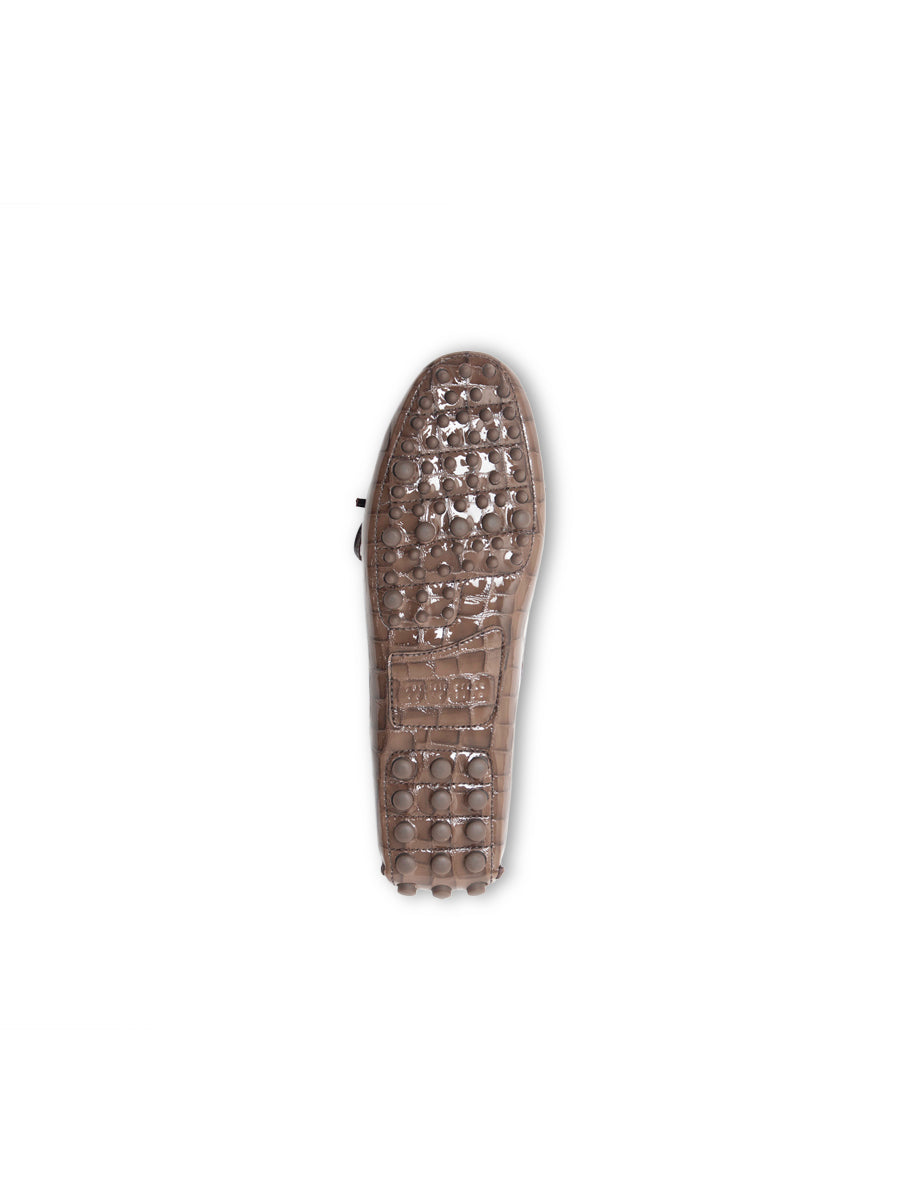 Henley Boat Shoe Driver in Croc