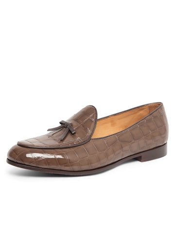 Coco Belgian Loafer in Croc