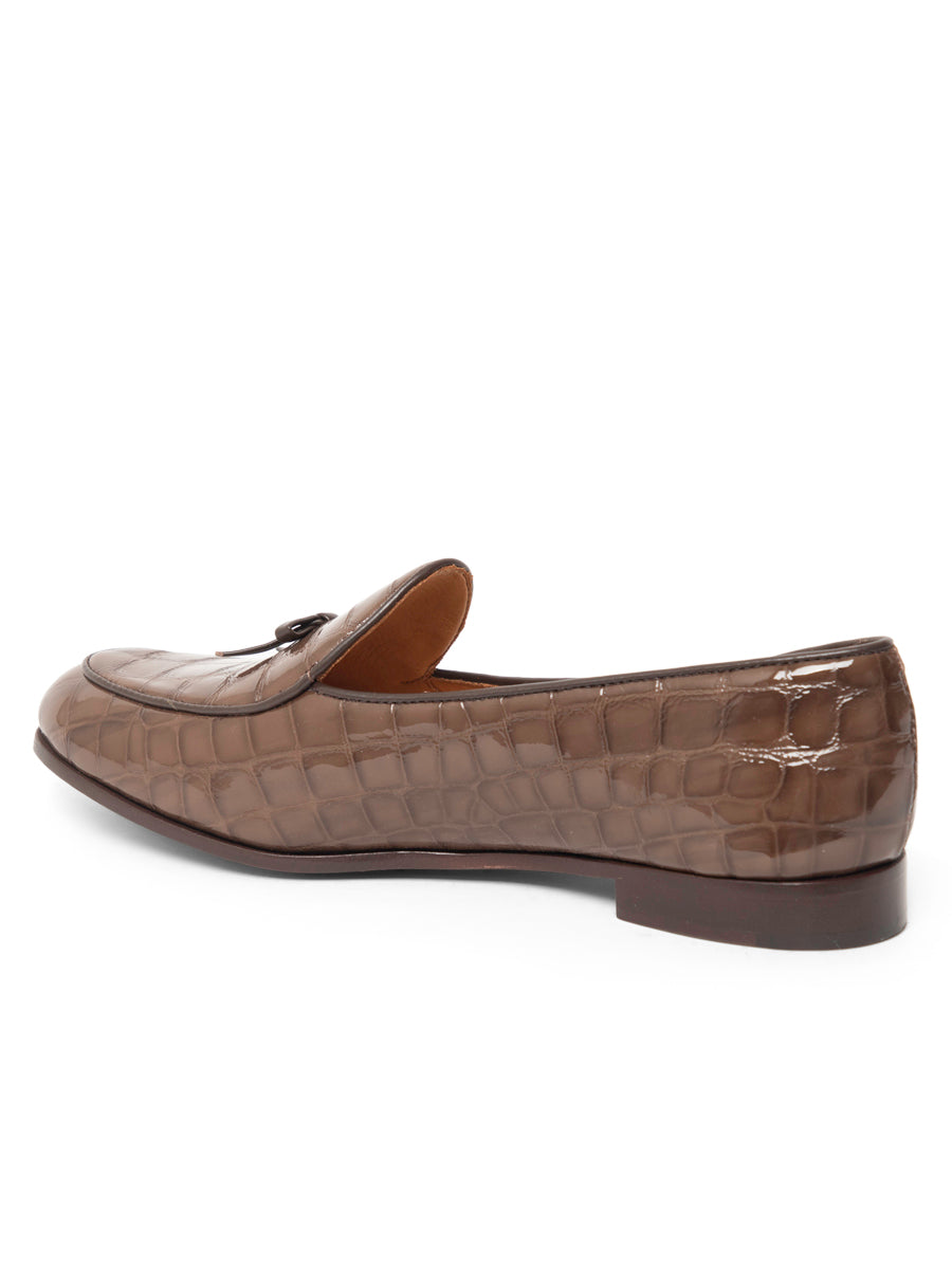 Coco Belgian Loafer in Croc
