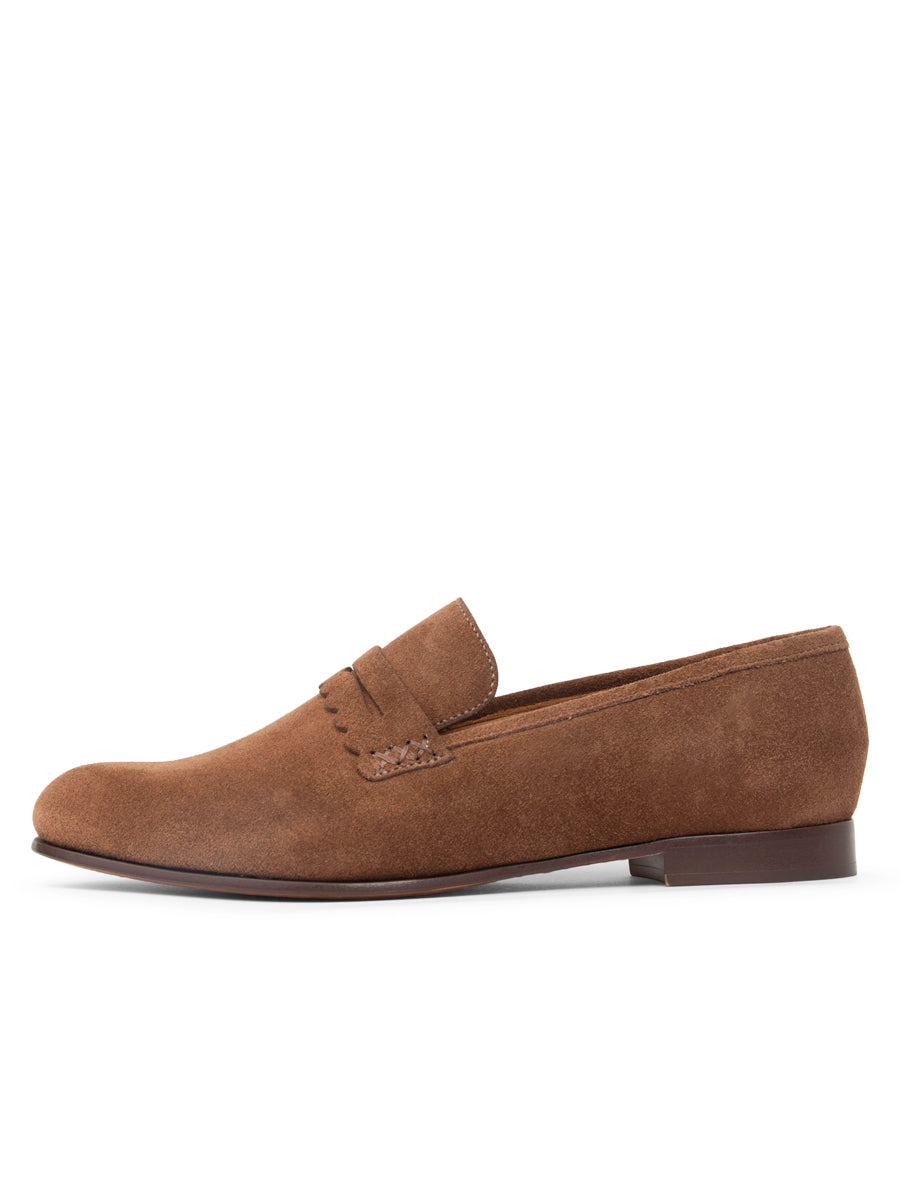 Patricia Green - Blair Penny Loafer - Chocolate Suede – Patricia