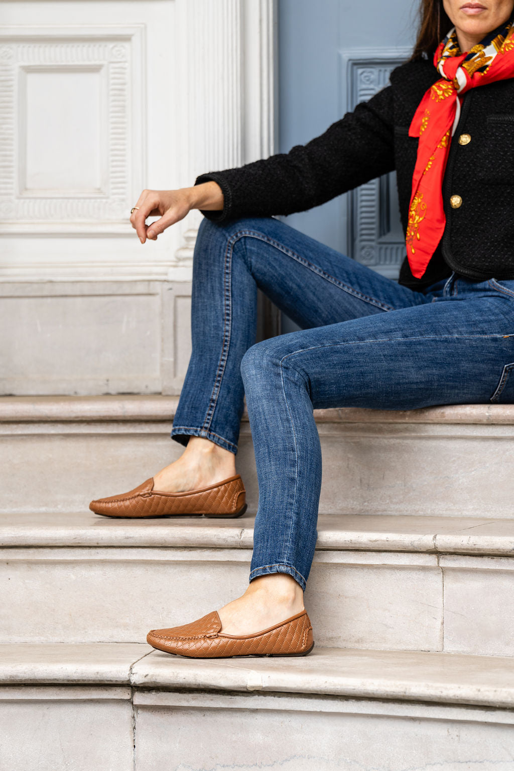 Jillian Quilted Driving Moccasin