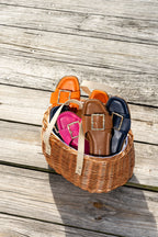 Berkley Bamboo Buckle Flat Sandal