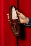 Beckham Block Heel Tassel Loafer