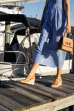 Mila Raffia Espadrille with Elastic Straps