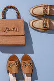 Harper Raffia Top Handle Bag