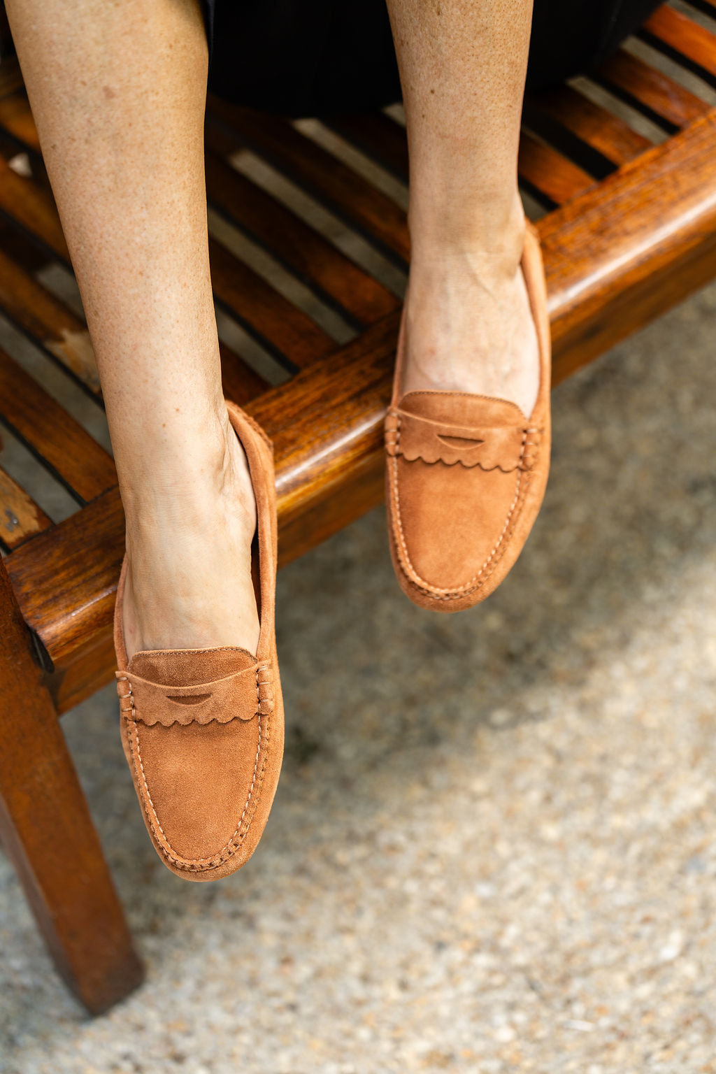 Janet Scalloped Driving Shoe