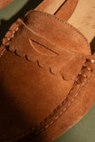 Janet Scalloped Penny Loafer Driving Shoe