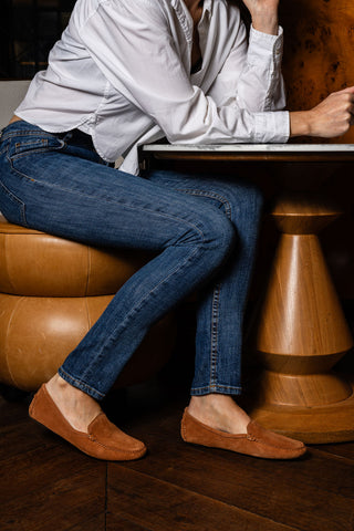 Jillian Driving Moccasin in Suede Alternate View