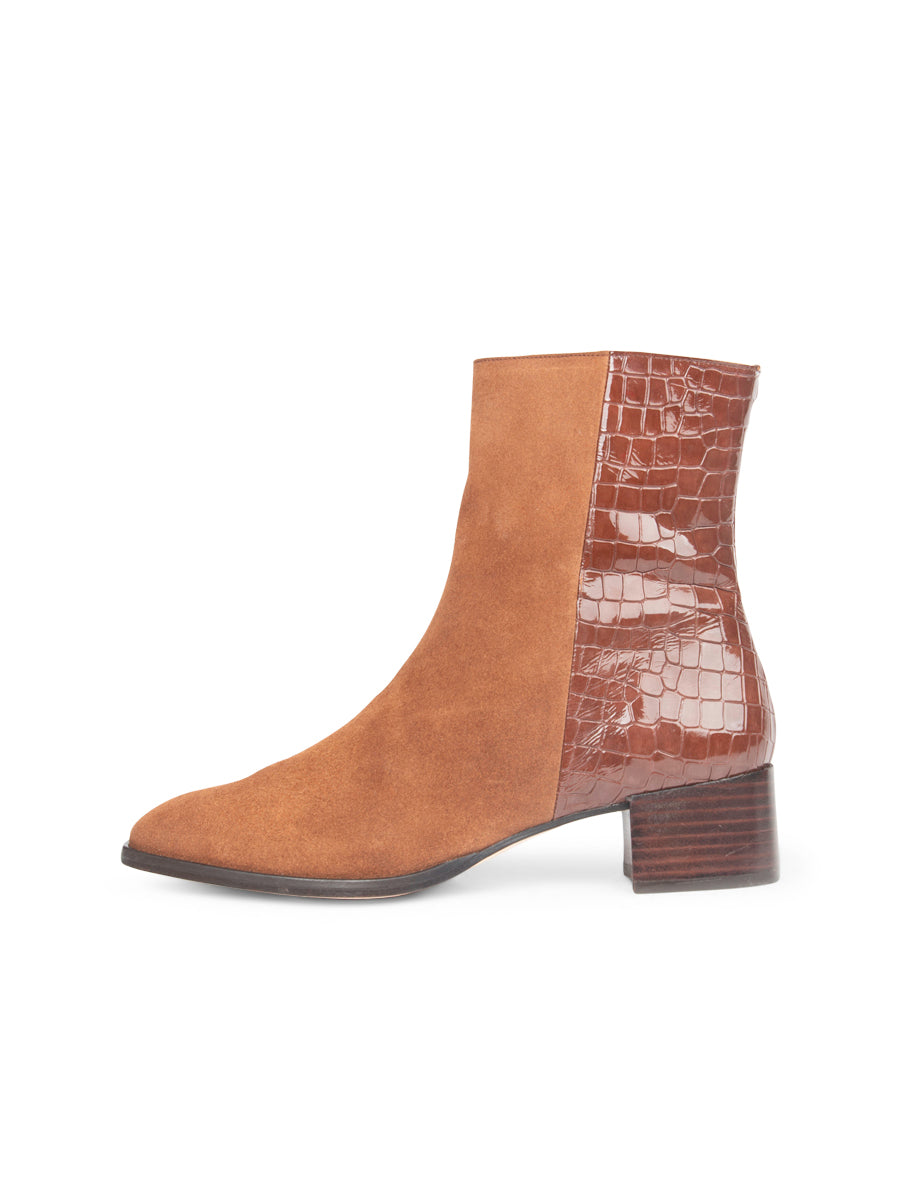 Dylan Croc Embellished Boot