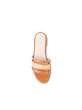 Amalfi Raffia and Leather Flat Sandal