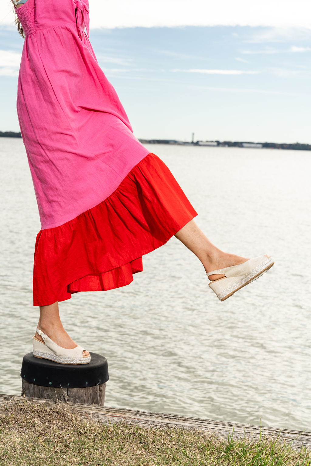 Piper Peep-Toe Slingback Espadrille