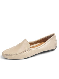 Cream Snake Leather