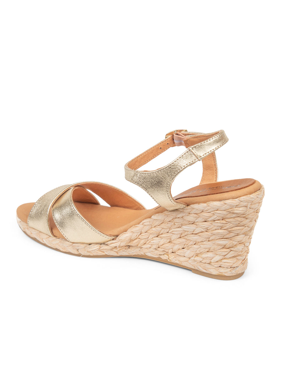 Roma Criss Cross Ankle Strap Espadrille