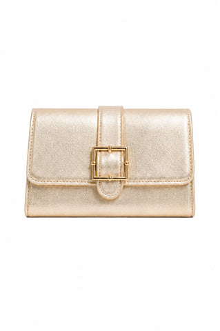 Riviera Bamboo Buckle Clutch