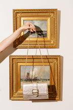 Riviera Bamboo Buckle Clutch