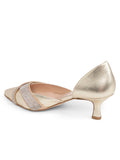 Milan Crystal d'Orsay Kitten Heel