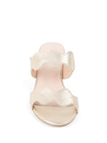 Palm Beach Block Heel Scalloped Sandal