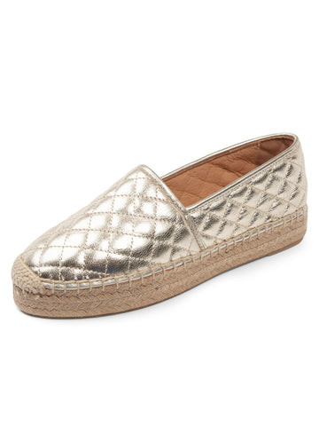 Abigail Quilted Slip on Espadrille