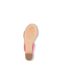 Palm Beach Block Heel Scalloped Sandal